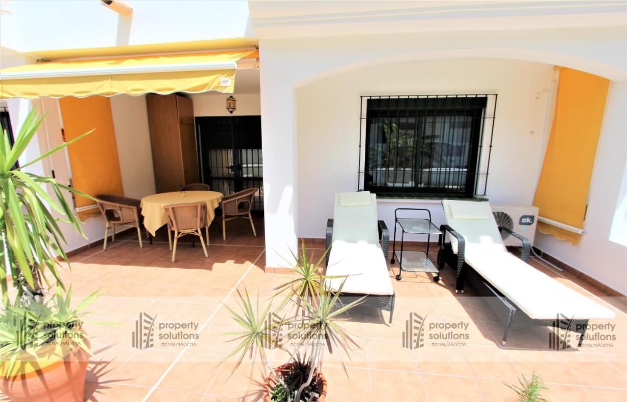 Pueblo Del Parque 3 - Terraza Soleada Con Jardin - Piscina Y Playa - Urbanizacion Tranquila Daire Benalmádena Dış mekan fotoğraf