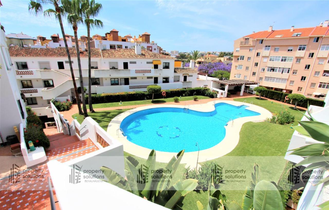 Pueblo Del Parque 3 - Terraza Soleada Con Jardin - Piscina Y Playa - Urbanizacion Tranquila Daire Benalmádena Dış mekan fotoğraf