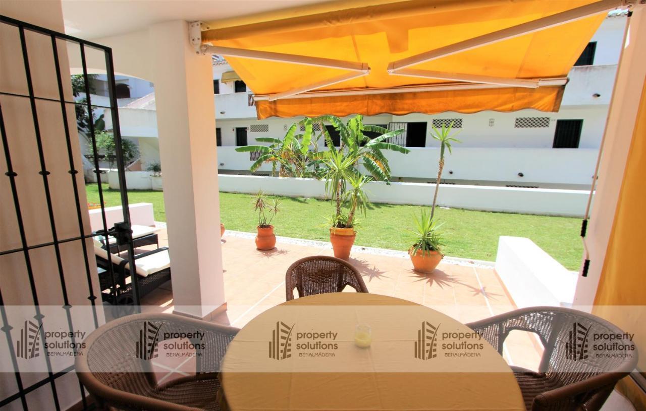 Pueblo Del Parque 3 - Terraza Soleada Con Jardin - Piscina Y Playa - Urbanizacion Tranquila Daire Benalmádena Dış mekan fotoğraf