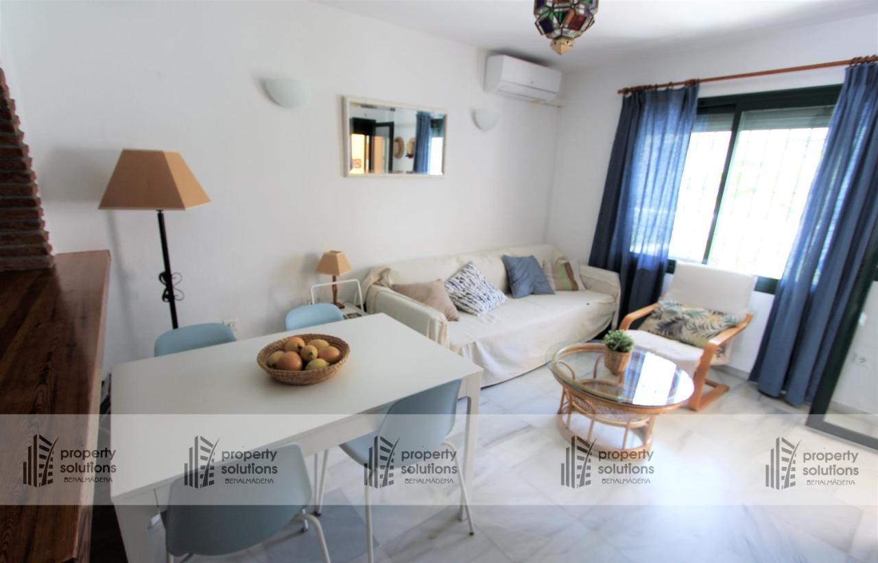Pueblo Del Parque 3 - Terraza Soleada Con Jardin - Piscina Y Playa - Urbanizacion Tranquila Daire Benalmádena Dış mekan fotoğraf