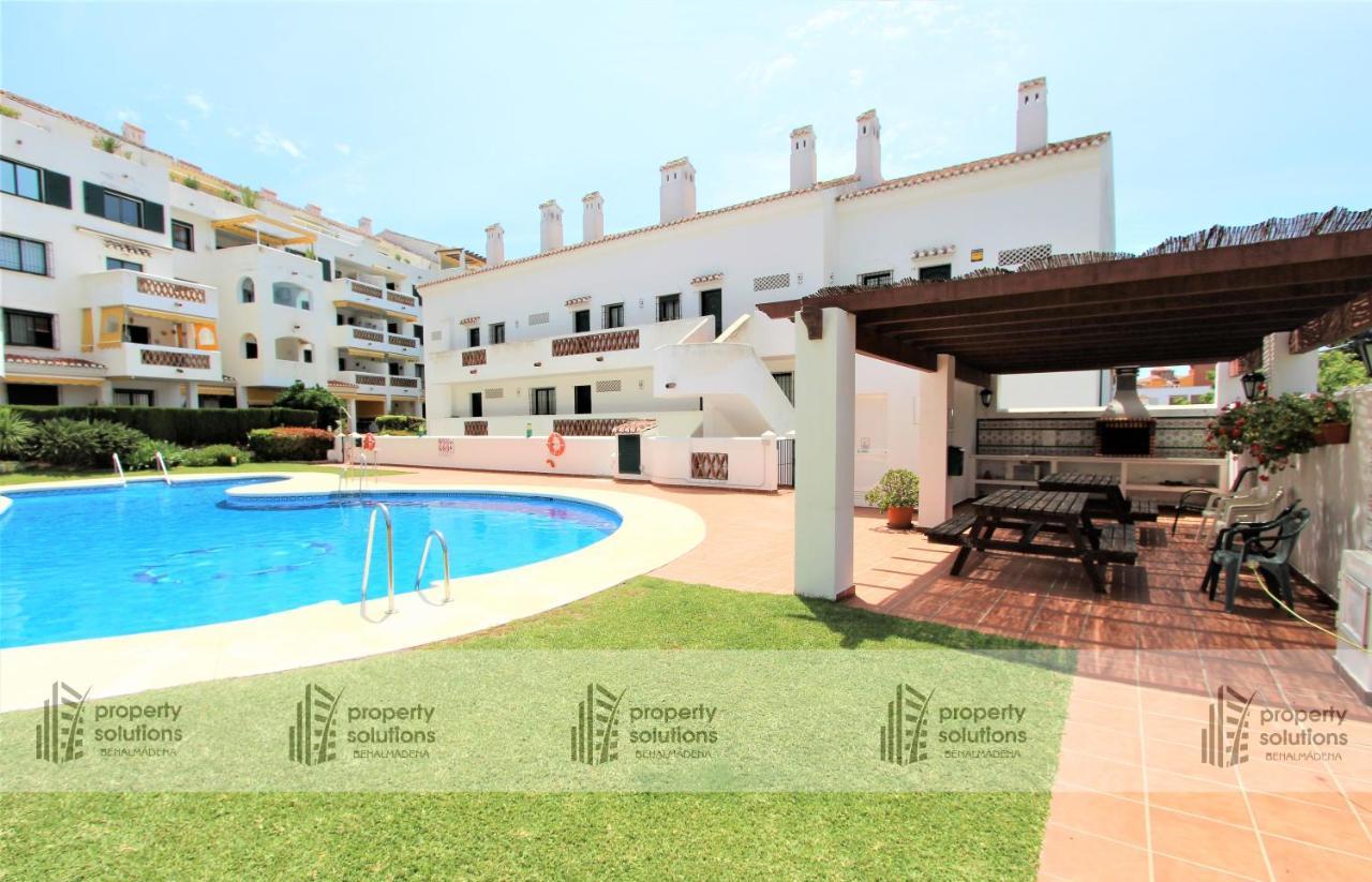 Pueblo Del Parque 3 - Terraza Soleada Con Jardin - Piscina Y Playa - Urbanizacion Tranquila Daire Benalmádena Dış mekan fotoğraf