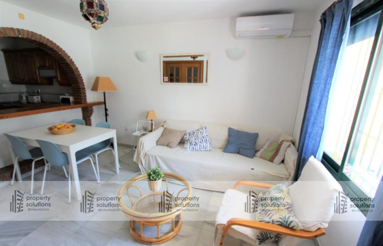 Pueblo Del Parque 3 - Terraza Soleada Con Jardin - Piscina Y Playa - Urbanizacion Tranquila Daire Benalmádena Dış mekan fotoğraf
