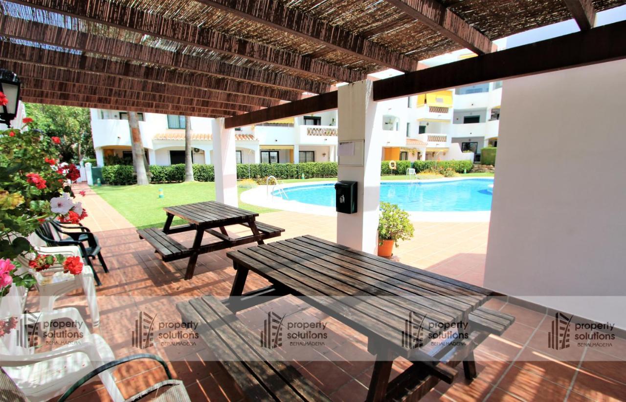 Pueblo Del Parque 3 - Terraza Soleada Con Jardin - Piscina Y Playa - Urbanizacion Tranquila Daire Benalmádena Dış mekan fotoğraf